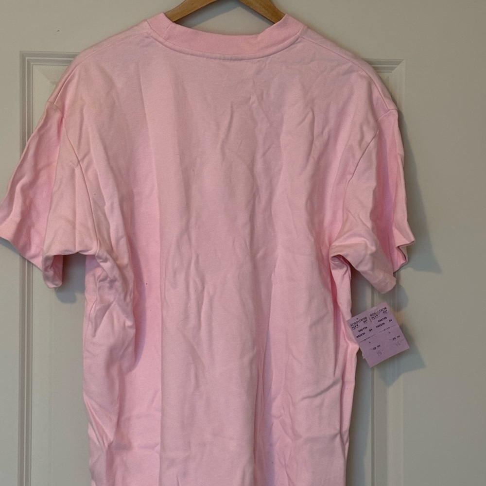 NWT Nordstrom Town Square 100% cotton pink T-shirt. Size L.
